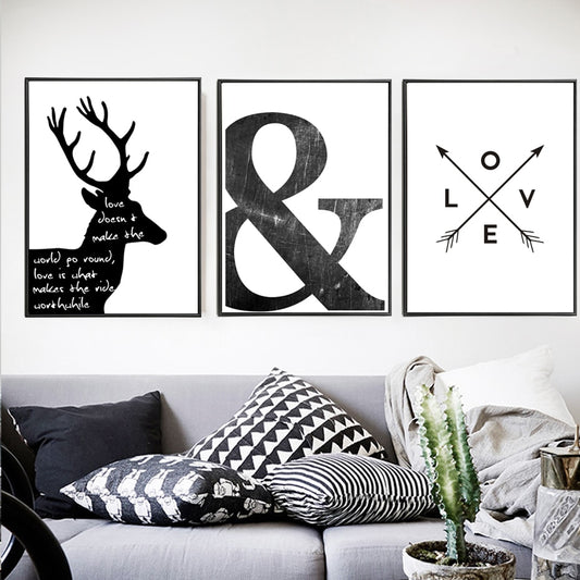 abstract-minimalist-symbol-canvas-painting-black-white-nordic-scandinavian-wall-art-picture-poster-print-living-room-home-decor