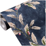 american-rustic-wall-papers-home-decor-leaf-flower-blue-wallpaper-roll-for-living-room-bedroom-decoration-mural-papel-pintado-papier-peint