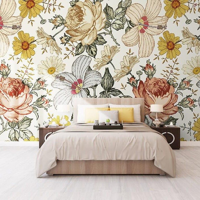 custom-mural-wallpaper-papier-peint-papel-de-parede-wall-decor-ideas-for-bedroom-living-room-dining-room-wallcovering-hand-painted-peony-flower-wall-covering