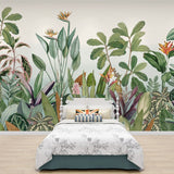 custom-mural-wallpaper-papier-peint-papel-de-parede-wall-decor-ideas-for-bedroom-living-room-dining-room-wallcovering-Tropical-Plants-Jungle-Landscape