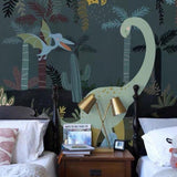 custom-mural-wallpaper-papier-peint-papel-de-parede-wall-decor-ideas-for-bedroom-living-room-dining-room-wallcovering-cartoon-jungle-forest-dinosaur-for-kids-room-nursery
