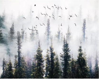 custom-large-3d-wallpaper-mural-hand-painted-nature-forest-cloud-bird-wallpaper-background-wall-painting-3d-wallpaper-papier-peint