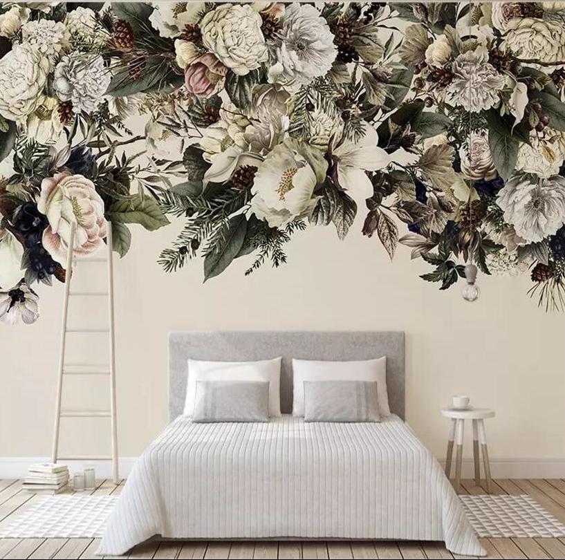Modern Floral Wallpaper