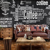 custom-wallpaper-european-chalkboard-newspaper-cafe-retro-tooling-background-wall-black-white-letters-theme-wallpapers-papier-peint