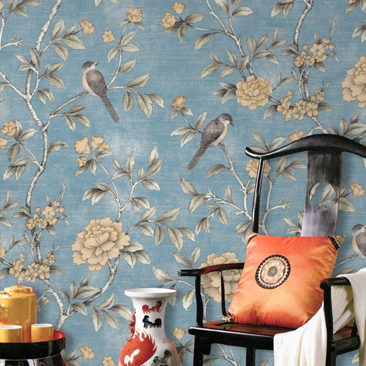 chinese-style-wallpaper-roll-classical-pastoral-flowers-birds-mural-non-woven-living-room-bedroom-tv-background-wall-covering-papier-peint-chinoiserie