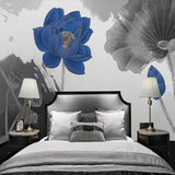 chinese-style-water-ink-lotus-blue-abstract-art-mural-wallpaper-bedroom-study-living-room-tv-backdrop-home-decor-papel-de-parede