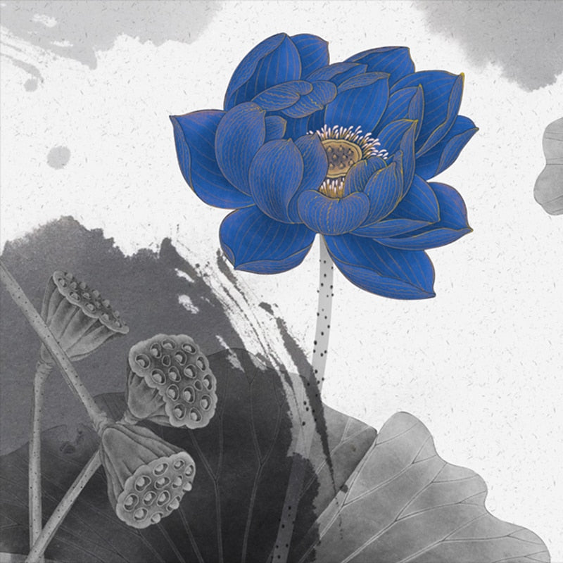 chinese-style-water-ink-lotus-blue-abstract-art-mural-wallpaper-bedroom-study-living-room-tv-backdrop-home-decor-papel-de-parede
