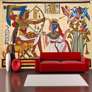 custom-wall-mural-wallcovering-Creative-Wallpaper-egyptian-figures
