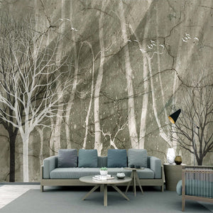custom-mural-wallpaper-papier-peint-papel-de-parede-wall-decor-ideas-for-bedroom-living-room-dining-room-wallcovering-Nordic-Hand-Painted-Retro-Black-And-White-Woods-Tree-Branches