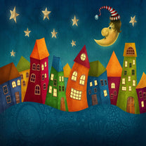 Custom 3D Mural Wallpaper Cartoon Castle Children's Room | BVM Home