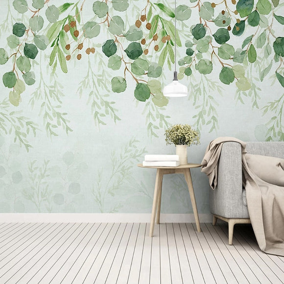 custom-3d-mural-wallpaper-green-leaf-wall-decoration-living-room-bedroom-wall-art-waterproof-canvas-painting-wall-paper-modern-papier-peint