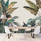 custom-mural-wallpaper-papier-peint-papel-de-parede-wall-decor-ideas-for-bedroom-living-room-dining-room-wallcovering-Nordic-leaves-background-wall-pastoral-tropical-banana-leaves