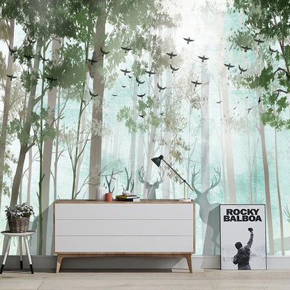 custom-3d-mural-wallpaper-modern-forest-elk-living-room-tv-sofa-background-wall-painting-nordic-style-home-decor-papel-de-parede-papier-peint