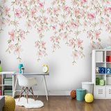 custom-mural-wallpaper-papier-peint-papel-de-parede-wall-decor-ideas-for-bedroom-living-room-dining-room-wallcovering-flowers-floral-pink