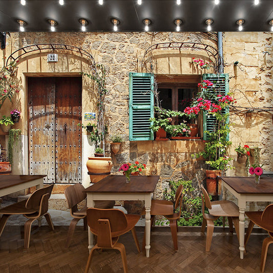 custom-wall-mural-wallcovering-faux-brick-stone-wallpaper-nostalgic