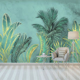 custom-mural-wallpaper-papier-peint-papel-de-parede-wall-decor-ideas-for-bedroom-living-room-dining-room-wallcovering-tropical-Plant-Coconut-Tree-Golden-Banana-Leaf