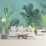 custom-mural-wallpaper-papier-peint-papel-de-parede-wall-decor-ideas-for-bedroom-living-room-dining-room-wallcovering-tropical-Plant-Coconut-Tree-Golden-Banana-Leaf