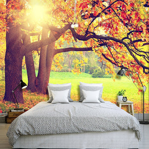 custom-3d-photo-wallpaper-mountain-forest-autumn-maple-leaf-natural-landscape-non-woven-art-mural-living-room-bedroom-wallpaper