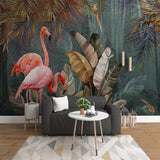 custom-3d-photo-wallpaper-tropical-plant-forest-banana-leaf-flamingo-mural-wallpapers-living-room-bedroom-background-home-decor-papier-peint