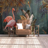 custom-3d-photo-wallpaper-tropical-plant-forest-banana-leaf-flamingo-mural-wallpapers-living-room-bedroom-background-home-decor-papier-peint