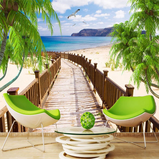 custom-wall-mural-wallcovering-nature-landscape-wallpaper-beach-sea-view