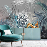 custom-3d-wall-mural-nordic-ins-hand-painted-retro-tropical-plant-palm-leaf-southeast-asian-indoor-background-wall-paper-fresco-papier-peint