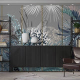 custom-3d-wall-mural-nordic-ins-hand-painted-retro-tropical-plant-palm-leaf-southeast-asian-indoor-background-wall-paper-fresco-papier-peint