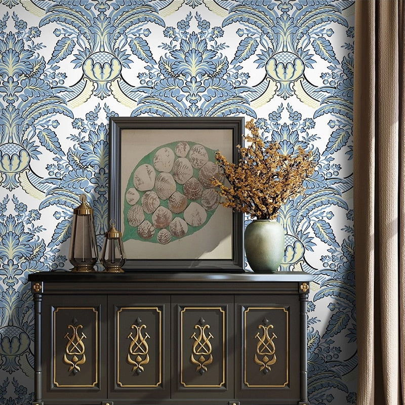custom-mural-wallpaper-papier-peint-papel-de-parede-wall-decor-ideas-for-bedroom-living-room-dining-room-wallcovering-European-Style-Flower-Damascus-Pattern