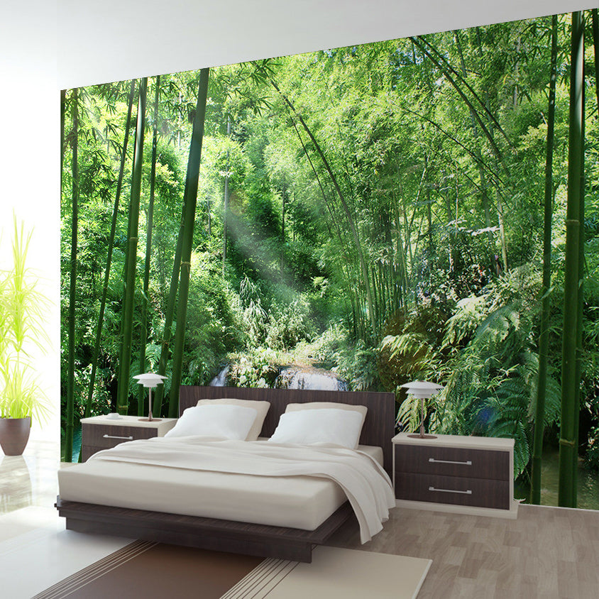 nature-landscape-wallpaper-sunshine-forest-bamboo