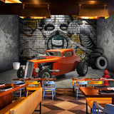 Creative-Wallpaper-Stereoscopic-Space-Car-Skull-Street-Graffiti 