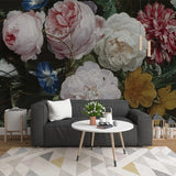 custom-mural-wallpaper-papier-peint-papel-de-parede-wall-decor-ideas-for-bedroom-living-room-dining-room-wallcovering-European-Style-Retro-Nostalgic-Floral-Flowers