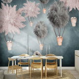 custom-mural-wallpaper-papier-peint-papel-de-parede-wall-decor-ideas-for-bedroom-living-room-dining-room-wallcovering-Nordic-hand-painted-feather-starry-sky-dream-children-s-room