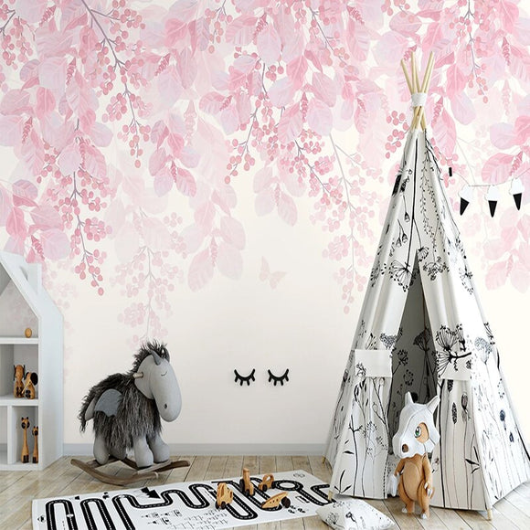 New 3D Wallpaper Mural Flower Romantic Cherry Blossom Tree Wall Home  Decoration