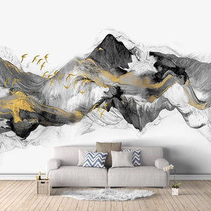 custom-3d-wallpaper-wall-murals-abstract-flying-bird-golden-ink-landscape-painting-living-room-bedroom-tv-background-home-decor-papier-peint