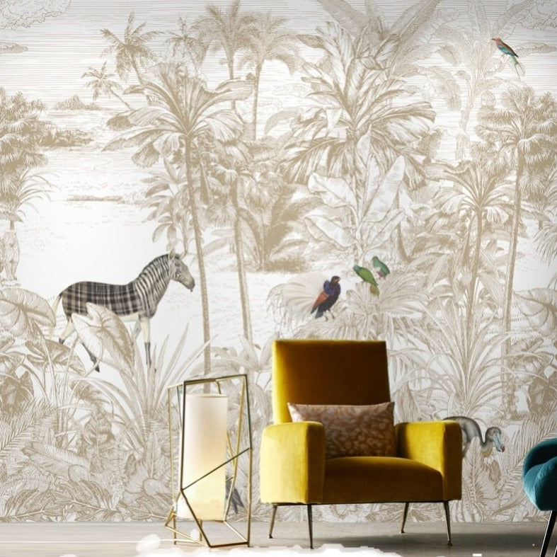 custom-3d-wallpaper-mural-retro-tropical-rainforest-southeast-asian-plants-living-room-sofa-hand-painted-background-wall-papier-peint