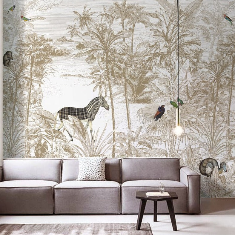 custom-3d-wallpaper-mural-retro-tropical-rainforest-southeast-asian-plants-living-room-sofa-hand-painted-background-wall-papier-peint