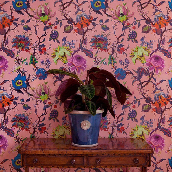 custom-american-country-pastoral-wall-papers-sofa-background-pink-flower-bird-mural-wallpaper-living-room-decoration-wall-cloth-papier-peint