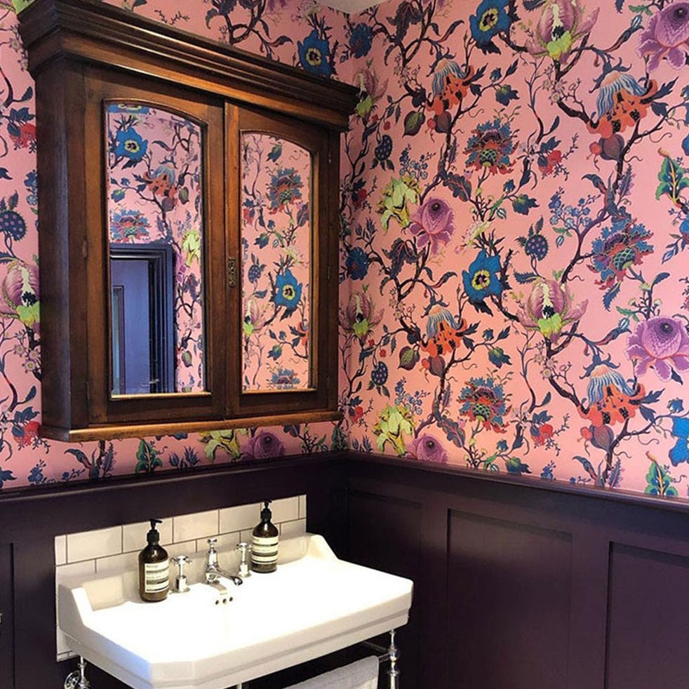custom-american-country-pastoral-wall-papers-sofa-background-pink-flower-bird-mural-wallpaper-living-room-decoration-wall-cloth-papier-peint