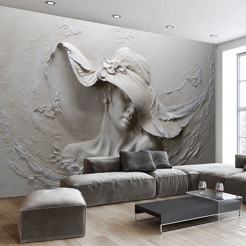 3D-creative-grey-beauty-girl-wallpaper