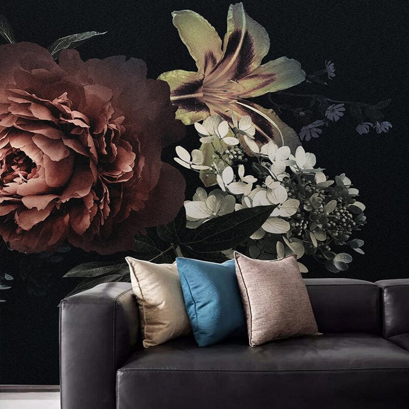 custom-any-size-3d-wall-mural-wallpaper-modern-black-hand-painted-flowers-photo-wall-paper-for-living-room-bedroom-background-papier-peint