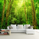 custom-wall-mural-wallcovering-living-room-decor-nature-landscape-wallpaper-sunshine-forest