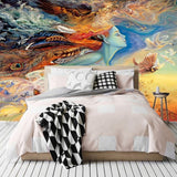 custom-mural-wallpaper-papier-peint-papel-de-parede-wall-decor-ideas-for-bedroom-living-room-dining-room-wallcovering-Abstract-Beauty-Girl-Oil-Painting-Home-Decor
