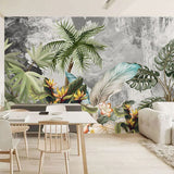 custom-mural-wallpaper-papier-peint-papel-de-parede-wall-decor-ideas-for-bedroom-living-room-dining-room-wallcovering-Tropical-Rain-Forest-Leaves-Fresco-nordic-morden-art-plant-leaf