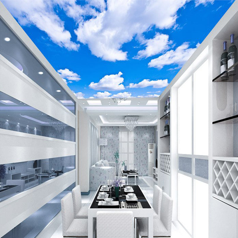 ceiling-mural-blue-cloud-sky