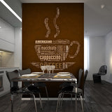 Custom Size Wallpaper Mural for Cafe Restaurant (㎡)