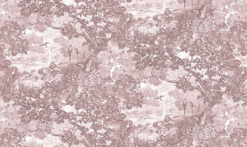 Custom Mural Wallpaper Nordic Jungle Lion Animal (㎡)
