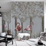 custom-mural-wallpaper-3d-living-room-bedroom-home-decor-wall-painting-papel-de-parede-papier-peint-forest-flamingo