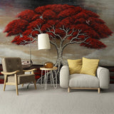 custom-mural-creative-3d-stereoscopic-hand-painted-oil-painting-red-big-tree-living-room-decoration-wallpaper-for-bedroom-walls-papier-peint
