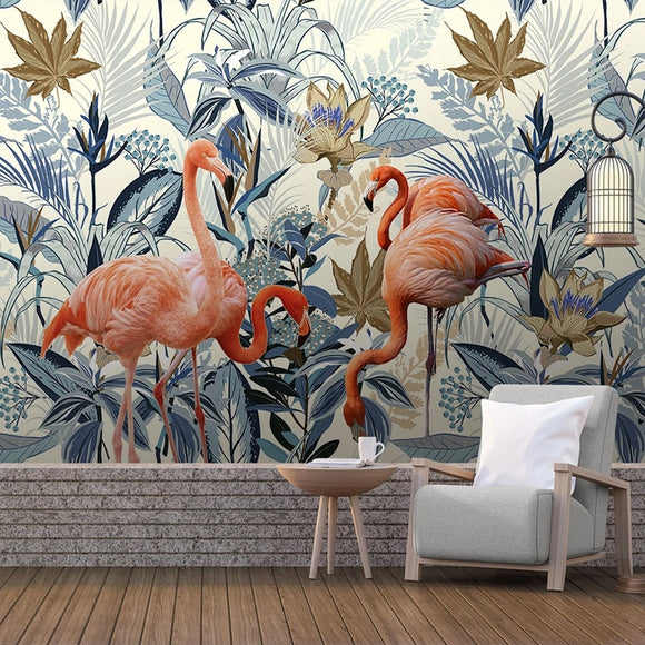 custom-photo-mural-wallpaper-tropical-plant-green-leaves-flowers-birds-3d-for-living-room-bedroom-wall-art-decor-papier-peint