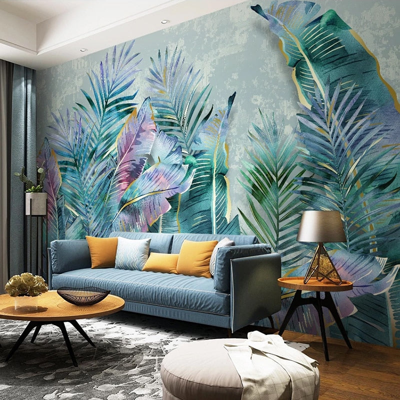 custom-mural-nordic-tropical-plant-3d-leaves-modern-living-room-sofa-tv-background-waterproof-wallpaper-wall-covering-home-decor-papier-peint